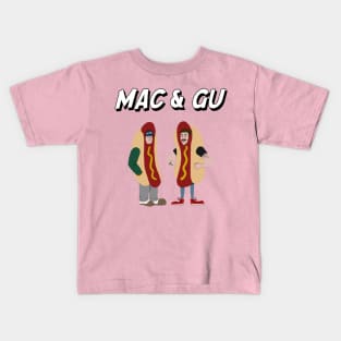 Mac & Gu Hot Dogs Kids T-Shirt